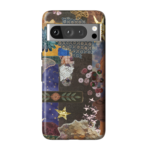 Whimsy Mixed Media Collage Tough Phone Case for Pixel 8 Pro - The Urban Flair
