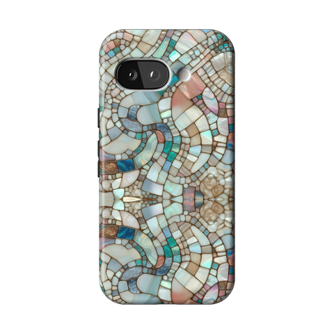 Mermaid Stained Glass Tough Phone Case for Pixel 9a - The Urban Flair