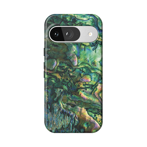 Green Abalone Shell Tough Phone Case for Pixel 9 - The Urban Flair