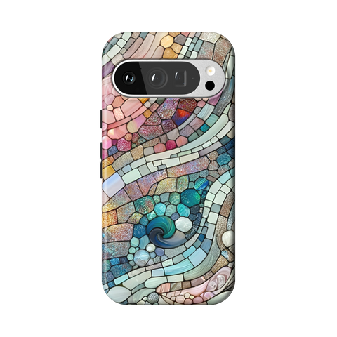 Pastel Stained Glass Tough Phone Case for Pixel 9 Pro - The Urban Flair