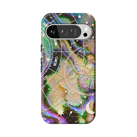Abalone Zodiac Tough Phone Case for Pixel 9 Pro - The Urban Flair