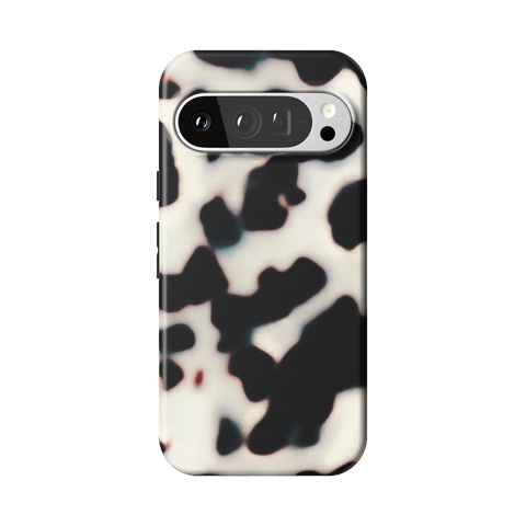Off White Tortoise Shell Print Tough Phone Case for Pixel 9 Pro - The Urban Flair