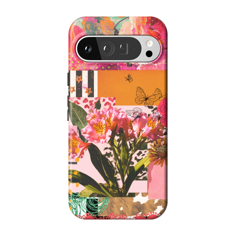 Maximalist Bloom Collage Tough Phone Case for Pixel 9 Pro XL - The Urban Flair