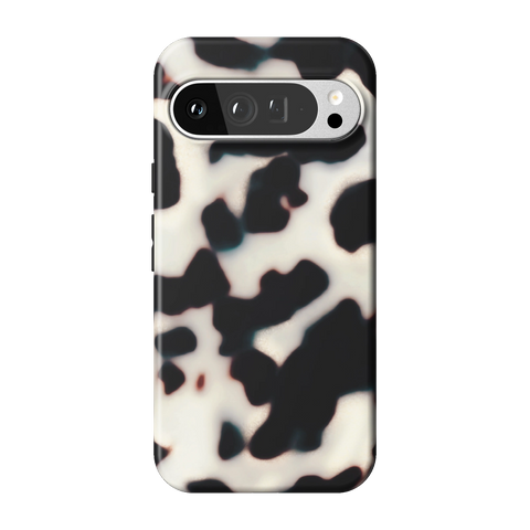 Off White Tortoise Shell Print Tough Phone Case for Pixel 9 Pro XL - The Urban Flair