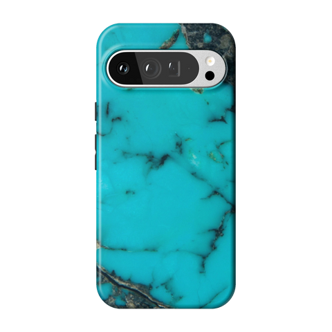 Turquoise Stone Print Tough Phone Case for Pixel 9 Pro XL - The Urban Flair