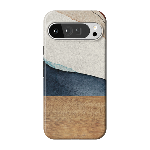 Rustic Watercolor & Wood Print Tough Phone Case for Pixel 9 Pro XL - The Urban Flair