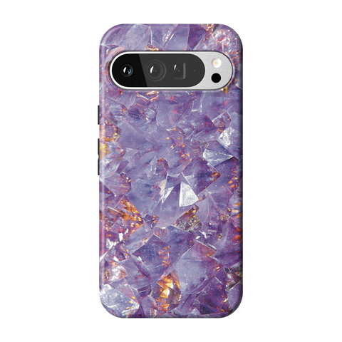 Raw Amethyst Crystal Tough Phone Case for Pixel 9 Pro XL - The Urban Flair
