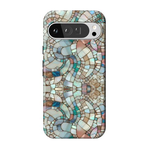 Mermaid Stained Glass Tough Phone Case for Pixel 9 Pro XL - The Urban Flair