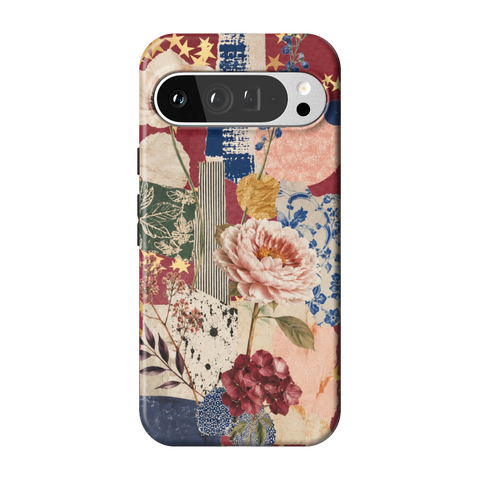 Rustic Botanical Collage Tough Phone Case for Pixel 9 Pro XL - The Urban Flair