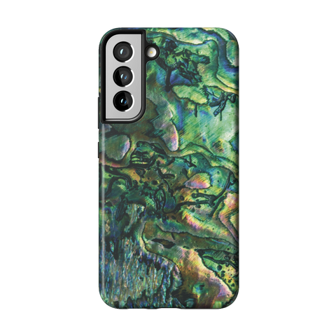 Green Abalone Shell Tough Phone Case for Galaxy S22 Plus - The Urban Flair