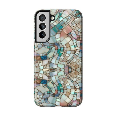 Mermaid Stained Glass Tough Phone Case for Galaxy S22 Plus - The Urban Flair