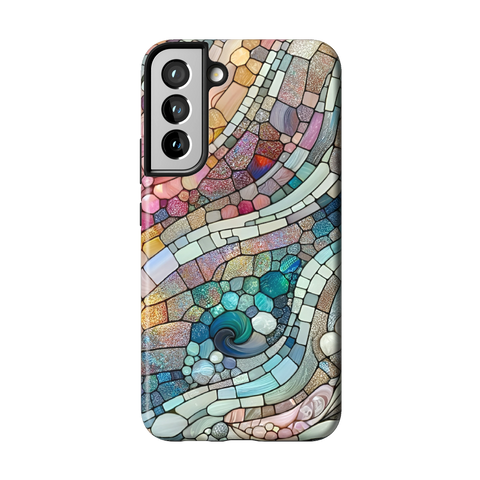 Pastel Stained Glass Tough Phone Case for Galaxy S22 Plus - The Urban Flair