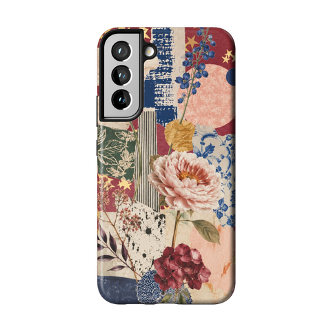 Rustic Botanical Collage Tough Phone Case for Galaxy S22 Plus - The Urban Flair