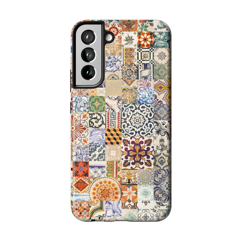 Real Portuguese Tiles Tough Phone Case for Galaxy S22 Plus - The Urban Flair