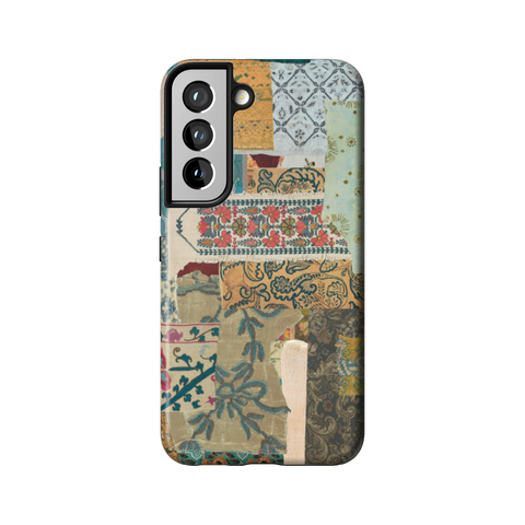 Boho Mixed Media Tough Phone Case for Galaxy S22 - The Urban Flair