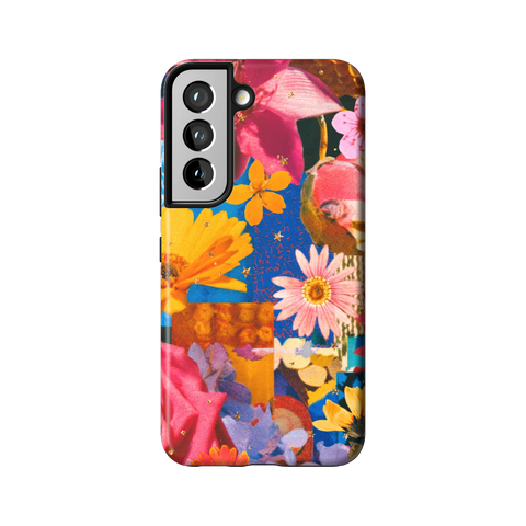 Summer Flower Collage Tough Phone Case for Galaxy S22 - The Urban Flair