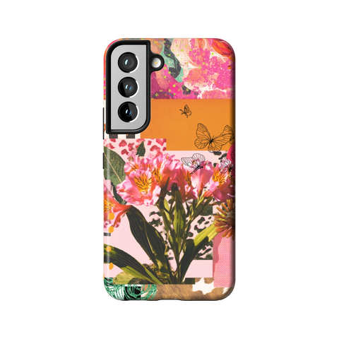 Maximalist Bloom Collage Tough Phone Case for Galaxy S22 - The Urban Flair