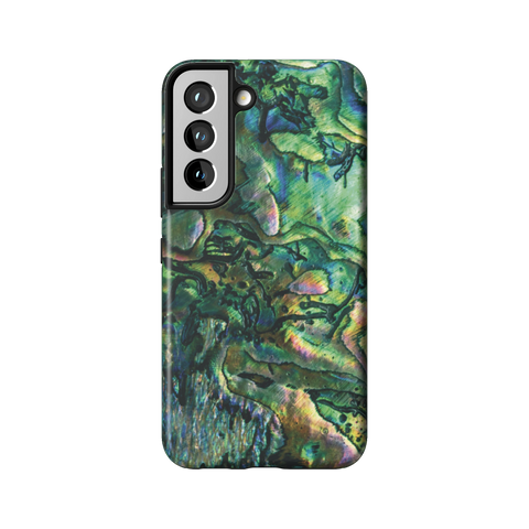 Green Abalone Shell Tough Phone Case for Galaxy S22 - The Urban Flair