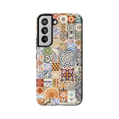 Real Portuguese Tiles Tough Phone Case for Galaxy S22 - The Urban Flair