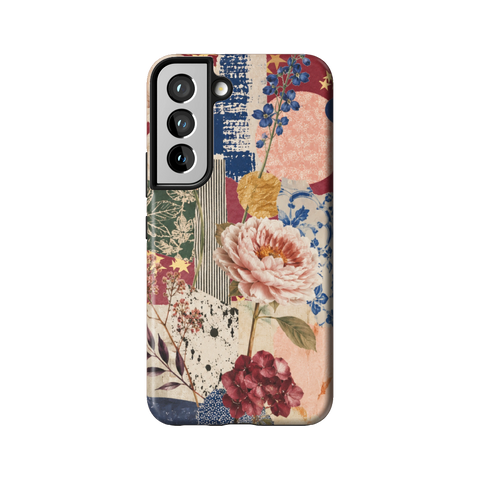 Rustic Botanical Collage Tough Phone Case for Galaxy S22 - The Urban Flair