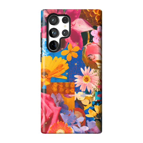 Summer Flower Collage Tough Phone Case for Galaxy S22 Ultra - The Urban Flair