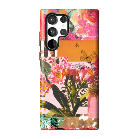 Maximalist Bloom Collage Tough Phone Case for Galaxy S22 Ultra - The Urban Flair