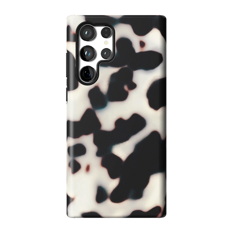 Off White Tortoise Shell Print Tough Phone Case for Galaxy S22 Ultra - The Urban Flair