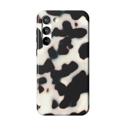 Off White Tortoise Shell Print Tough Phone Case for Galaxy S23 Plus - The Urban Flair