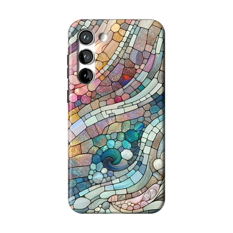 Pastel Stained Glass Tough Phone Case for Galaxy S23 Plus - The Urban Flair