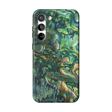 Green Abalone Shell Tough Phone Case for Galaxy S23 Plus - The Urban Flair