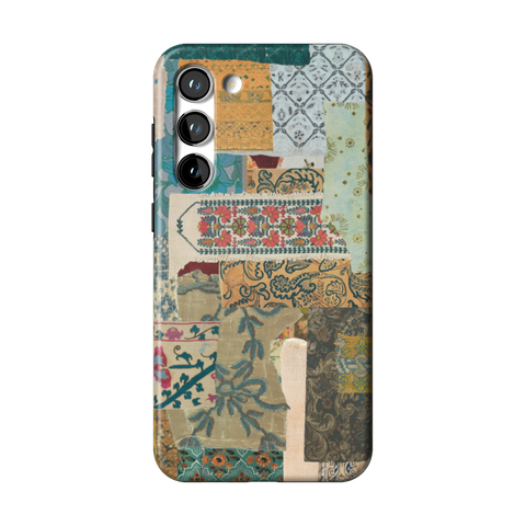 Boho Mixed Media Tough Phone Case for Galaxy S23 Plus - The Urban Flair