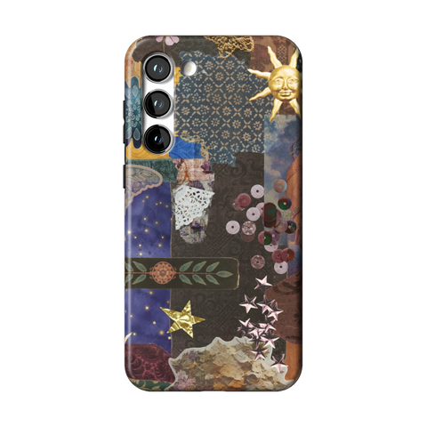Whimsy Mixed Media Collage Tough Phone Case for Galaxy S23 Plus - The Urban Flair