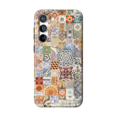 Real Portuguese Tiles Tough Phone Case for Galaxy S23 Plus - The Urban Flair
