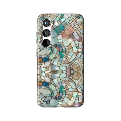 Mermaid Stained Glass Tough Phone Case for Galaxy S23 - The Urban Flair