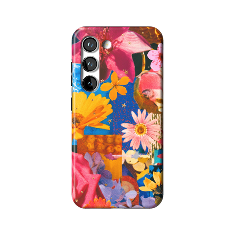 Summer Flower Collage Tough Phone Case for Galaxy S23 - The Urban Flair