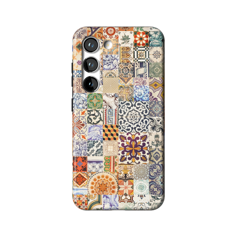 Real Portuguese Tiles Tough Phone Case for Galaxy S23 - The Urban Flair