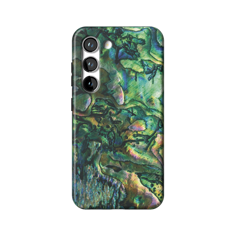 Green Abalone Shell Tough Phone Case for Galaxy S23 - The Urban Flair