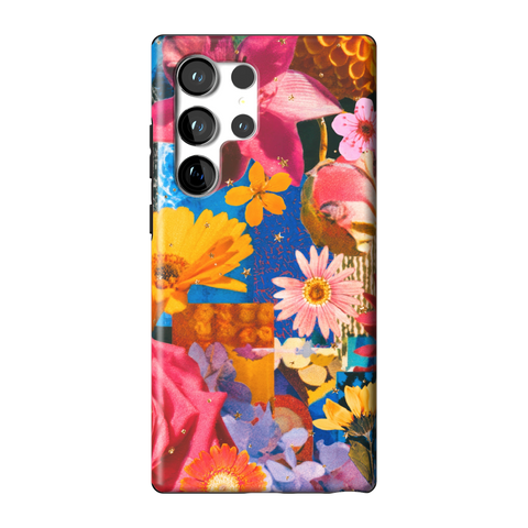 Summer Flower Collage Tough Phone Case for Galaxy S23 Ultra - The Urban Flair