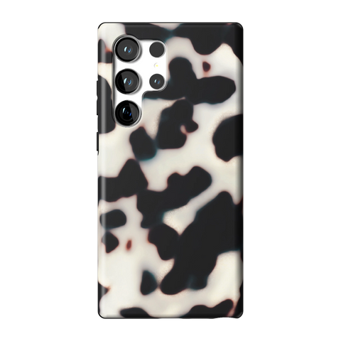 Off White Tortoise Shell Print Tough Phone Case for Galaxy S23 Ultra - The Urban Flair