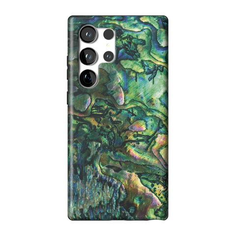Green Abalone Shell Tough Phone Case for Galaxy S23 Ultra - The Urban Flair