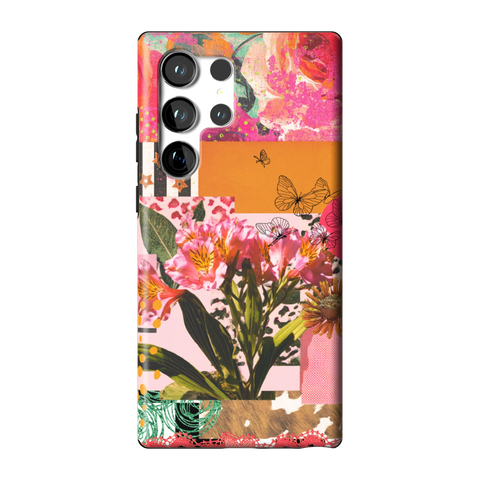 Maximalist Bloom Collage Tough Phone Case for Galaxy S23 Ultra - The Urban Flair