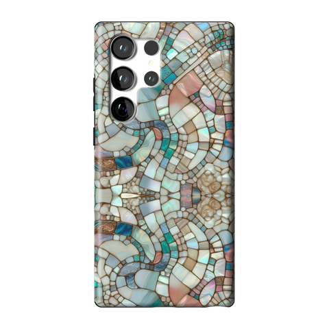 Mermaid Stained Glass Tough Phone Case for Galaxy S23 Ultra - The Urban Flair