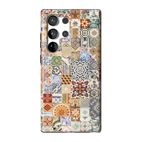 Real Portuguese Tiles Tough Phone Case for Galaxy S23 Ultra - The Urban Flair