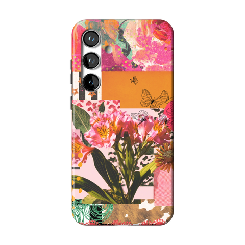 Maximalist Bloom Collage Tough Phone Case for Galaxy S24 Plus - The Urban Flair