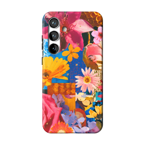 Summer Flower Collage Tough Phone Case for Galaxy S24 Plus - The Urban Flair