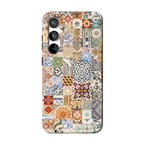 Real Portuguese Tiles Tough Phone Case for Galaxy S24 Plus - The Urban Flair