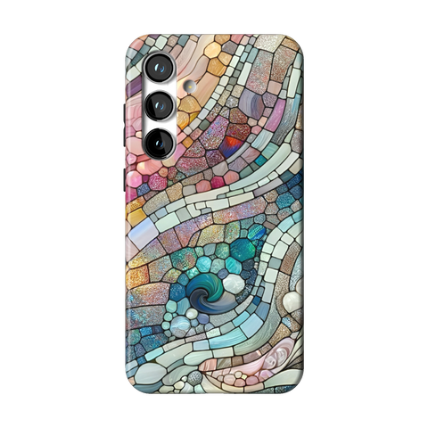 Pastel Stained Glass Tough Phone Case for Galaxy S24 Plus - The Urban Flair