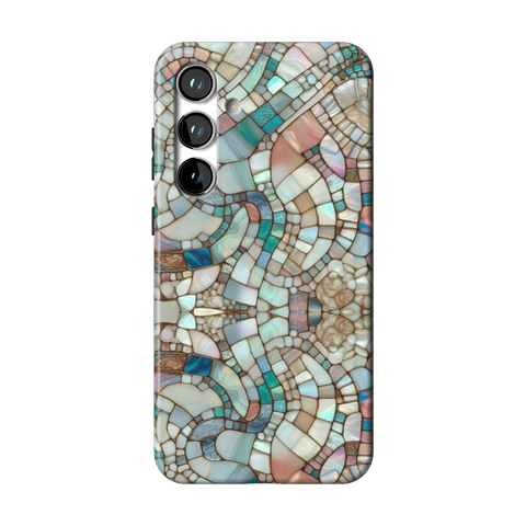 Mermaid Stained Glass Tough Phone Case for Galaxy S24 Plus - The Urban Flair