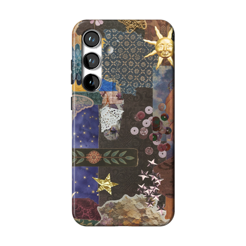 Whimsy Mixed Media Collage Tough Phone Case for Galaxy S24 Plus - The Urban Flair