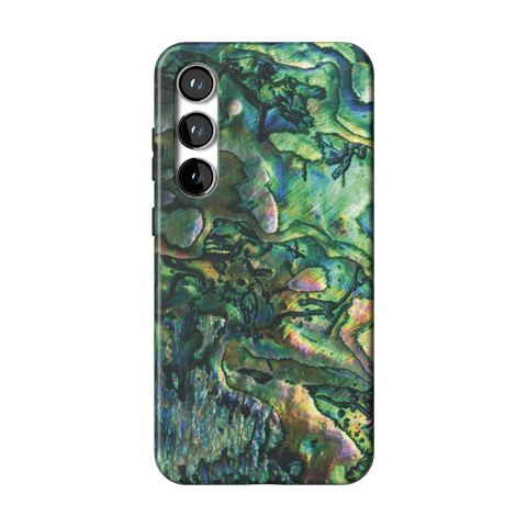 Green Abalone Shell Tough Phone Case for Galaxy S24 Plus - The Urban Flair